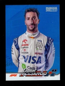 2024 TOPPS PADDOCK PASS F1 BLUE REFRACTOR #68 DANIEL RICCIARDO VISA - Picture 1 of 1