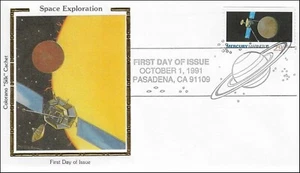 Mercury Mariner 10 Astronomy Space Exploration NASA USA Colorano Silk FDC 1991 - Picture 1 of 1
