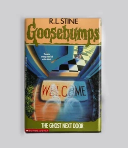 GOOSEBUMPS / THE GHOST NEXT DOOR - 2"x3" MAGNET (vintage book horror rl stine - Picture 1 of 4