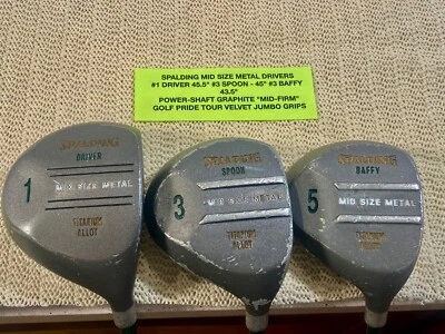 Spalding Super Flite II - Cuchara driver, varilla de grafito Baffy flexión media firme derecha Foto 1 de 4