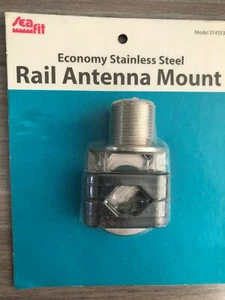 Sea Fit 314353 Rail Antenna Mount Economy Stainless Steel New In Sealed Package - Bild 1 von 1