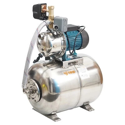 High Quality 50L Stainless Steel Domestic Waterworks 3600L/h 5bar + Dry Run Protection - Image 1 of 4