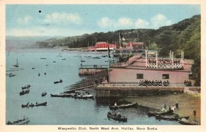 Waegwoltic Club North West Arm Halifax Nova Scotia Canada Vintage Postcard 1941 - Picture 1 of 2