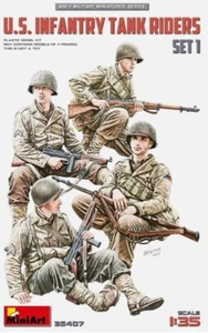 Miniart 35407 1:35 WW2 US Army Infantry Tank Riders Set 1 WEST WALL - Picture 1 of 1