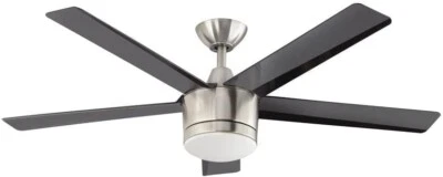 HDC SW1422/48in/BN Merwry 48" Indoor Brushed Nickel Ceiling Fan Light Kit Remote - Image 1 of 2