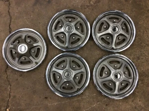 Set of (5) 74 75 76 77 78 79 Ford F150 Bronco Van 15” Hubcaps Hub Caps - Picture 1 of 11