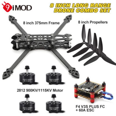 375mm 8inch Mark4 Frame 900KV /1115KV KV Brushless Motor Propeller for FPV Drone - Image 1 of 4