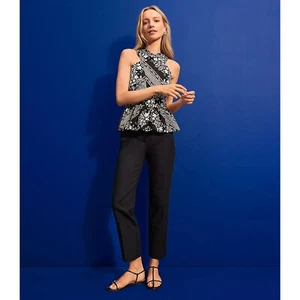 Ann Taylor LOFT Riviera Slim Pants In Doubleweave 4 - Picture 1 of 4