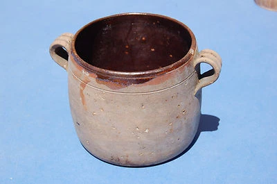 ancien  pot en terre cuite a graisse terre vernissée "sud ouest" ou autre-//CR// - Photo 1/4