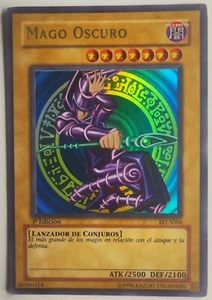 Carta Yu Gi Oh! Mago Oscuro. 1ª Edición. Spanish. Rare. Starter Deck: Yugi - Imagen 1 de 6