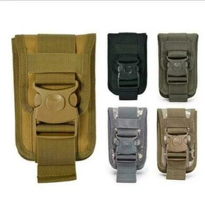 Tactical Duty Mobile Cell Phone Pouch Holder Bag Molle Waist Pack Wallet Pocket - Picture 1 of 21