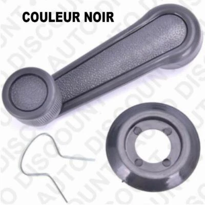 POIGNEE MANETTE MANIVELLE LEVE VITRE POUR PEUGEOT RENAULT CITROEN VW AUDI FIAT  - Image 1 of 4