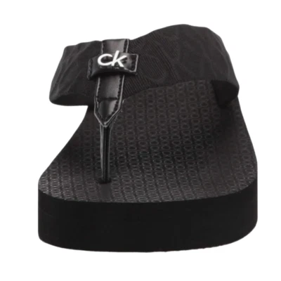 Sandalias Chanclas Calvin Klein MEENA Informales NEGRAS Tanga Plataforma | 9M Foto 1 de 4