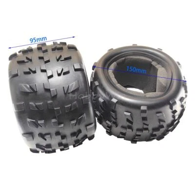 HSP part 62011 Tire 2P for HiMOTO Hispeed 1/8 scale Brushless Motor RC Truck - Image 1 of 4