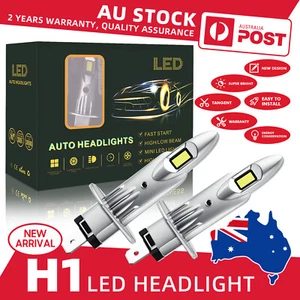 For Jaguar X-Type 2004 UP H1 White LED Headlight High Low Beam Bulbs - Picture 1 of 14