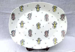 Midwinter Meat Plate ' Capri ' pattern by Jessie Tait. 1955. - Picture 1 of 7