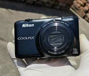 Nikon COOLPIX S6500 16.0MP Red Digital Camera 16MP 12X Zoom Black English - Picture 1 of 7