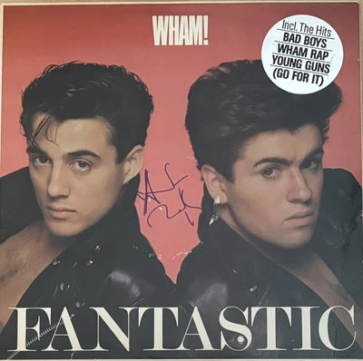 Andrew Ridgeley Wham signiert LP Vinyl Original Unterschrift Autogramm Signed - Bild 1 von 3