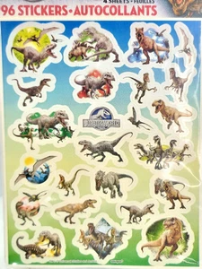 Jurassic World Sticker Sheets, 4ct - Picture 1 of 1