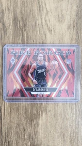 DeAaron Fox 2023-24 Panini Phoenix Basketball Fire Forged Red 73/125 Kings - Bild 1 von 2