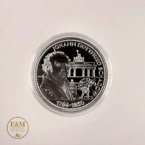 E&M Silbermedaille ''Johann Schadow'' 16,5gr. #11-16 - Bild 1 von 2