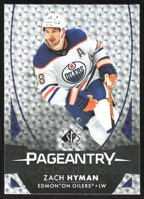 4826F 2023-24 SP Authentic #P-14 Zach Hyman Pageantry - Image 1 of 2
