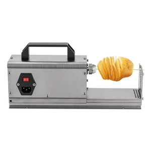 Cortador de patatas espiral semiautomático rebanador espiral de patatas comercial, 40 W 3 pulgadas... - Imagen 1 de 9