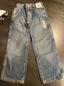 Gymboree Carpenter Jeans With Adjustable Waist Size 6 NWT - Picture 1 of 8