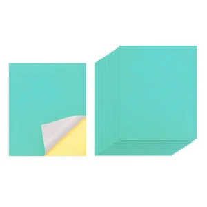 Papel adhesivo vinilo imprimible 30 hojas para impresora de inyección de tinta, zafiro - Imagen 1 de 7