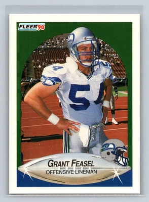 Grant Feasel 1990 Fleer #265 RC Seattle Seahawks - Image 1 of 2