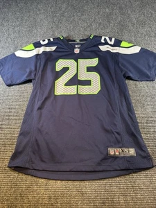 Herren Nike XL Seattle Seahawks #25 Richard Sherman blau Heimtrikot gebraucht, in einwandfreiem Zustand - Bild 1 von 13