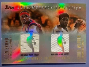 2003-04 Brand/Webber Topps Contemporary Coll. Performance Doubles Jsy. - 043/250 - Picture 1 of 2