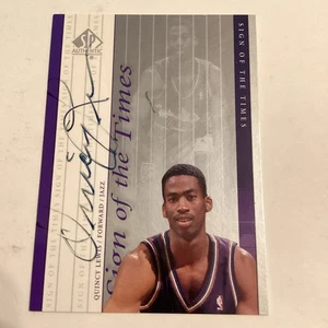 1999-00 Upper Deck SP Autentica Insegna Basket Tempi #QL Quincy LEWIS - Foto 1 di 5