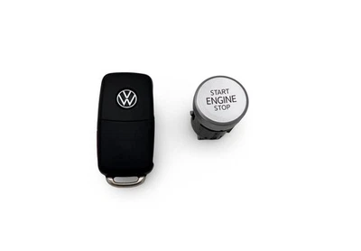 2019-2022 Volkswagen Passat Ignition Push Button Switch With Key - Image 1 of 4