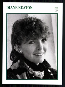 TARJETA DE RETRATO ESTRELLA - Diane Keaton + G 7911 - Imagen 1 de 1