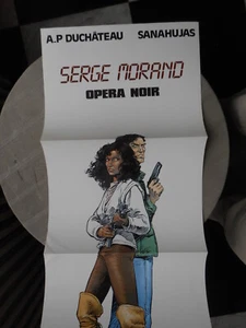 Sanahujas Serge Morand Poster " Trouser " Bookseller HC 1985 Envelope 96x32cm - Imagen 1 de 4