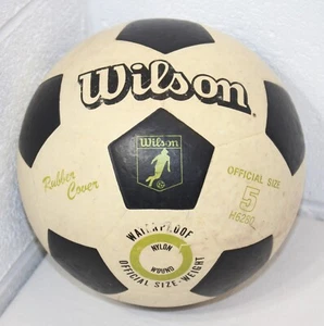 Vintage Wilson Official Size 5 Soccer Ball Nylon Wound Rubber Cover rough, READ! - Picture 1 of 21