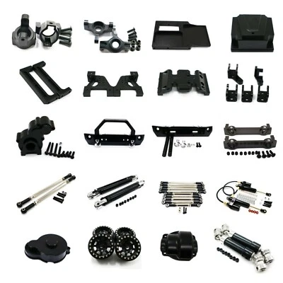 Alloy Metal Upgrade Part black Fit For Rc 1/10 FTX5579 Outback RGT 86100 86110 - Image 1 of 4