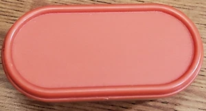 Tupperware Modular Mates short Oval Magnet Frosted w/ Guava Seal - NOS - Picture 1 of 2