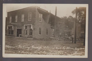 Missouri Valley IOWA RPPC 1912 BUILDING COLLAPSE Killed 1 WRONGFUL DEATH LAWSUIT - Picture 1 of 4