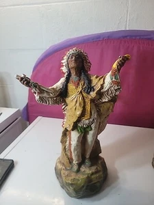 Vintage, RAR, "Chief" von Universal Statuary Corp, Chicago, 1981 - Bild 1 von 9