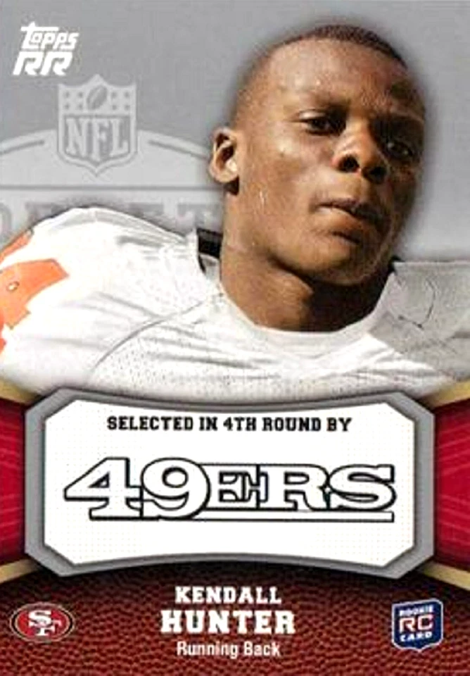 2011 Topps Rising Rookies #113 Kendall Hunter RC San Francisco 49ers - Image 1 of 1