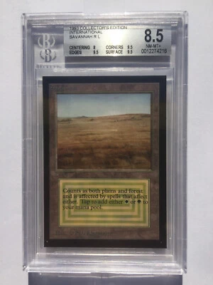 BGS 8.5 | Savannah | MtG Collectors International Ed | [8, 9.5, 9.5, 9.5] - Image 1 of 2