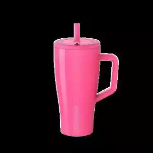 Vaso aislado BrüMate Era 30 oz con mango y paja, 100% a prueba de fugas, NUEVO - Imagen 1 de 7