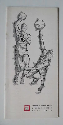 1957 1958 Cincinnati U Basketball Media OSCAR ROBERTSON Connie Dierking Royals Foto 1 de 4