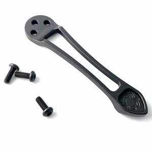 Deep Carry Pocket Clip Knife Clips with Screws Titanium Back Clip for Spyderco - Picture 1 of 26