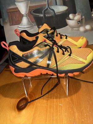 Nuevo Merrell Para Hombre Mqm Edge Naranja Y Amarillo Reflex Trail Running Zapato  Foto 1 de 4