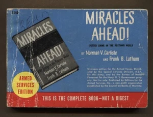 MIRACLES AHEAD by Norman V. Carlisle Armed Services Edition 1140 - Picture 1 of 2