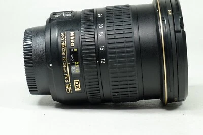 Nikon 12-24 DX F4 lens with hood and B+W filter - Image 1 of 4