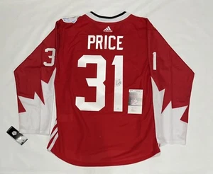 CAREY PRICE SIGNED 2016 CANADA WORLD CUP OF HOCKEY JERSEY LICENSED JSA COA - Picture 1 of 3
